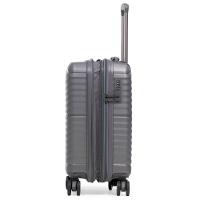 Mala de Bordo de Polipropileno 4 Rodas Hong Kong Cinza - 6