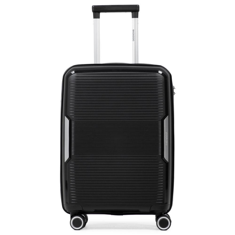 Mala De Bordo de Polipropileno 4 Rodas Malta Preto - 1