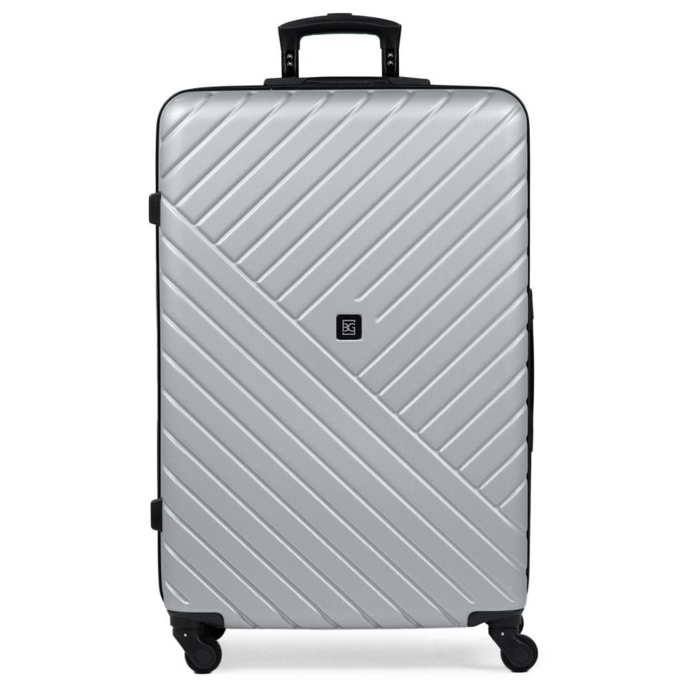 Mala Grande ABS 4 Rodas Detroit Prata - 1