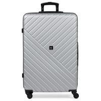 Mala Grande ABS 4 Rodas Detroit Prata - 1