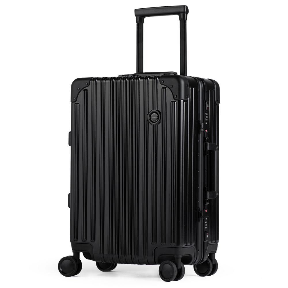 Mala de Bordo de Policarbonato 4 Rodas Kyoto II Preta - 2