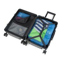 Mala de Bordo de Policarbonato 4 Rodas Kyoto II Preta - 10