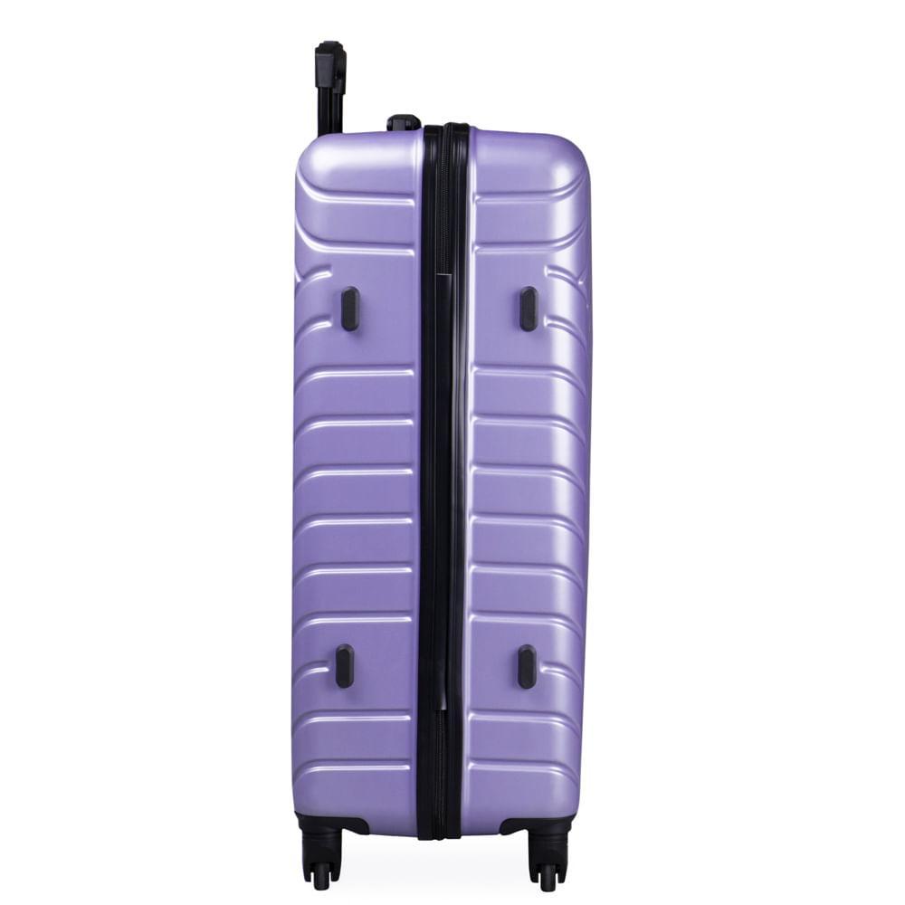 Mala Grande ABS 4 Rodas Detroit Lilás II - 5