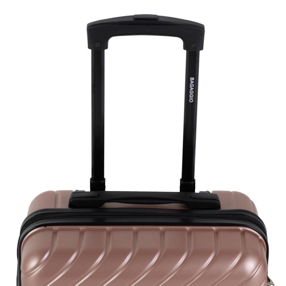 Mala de Bordo Abs 4 Rodas Detroit Rose/Preto - 4