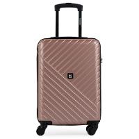 Mala de Bordo Abs 4 Rodas Detroit Rose/Preto - 1