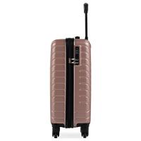 Mala de Bordo Abs 4 Rodas Detroit Rose/Preto - 2