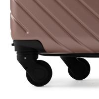 Mala de Bordo Abs 4 Rodas Detroit Rose/Preto - 7