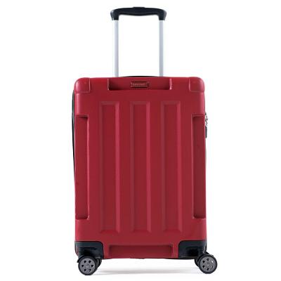 Mala de Bordo Abs 4 Rodas Hanover Vinho