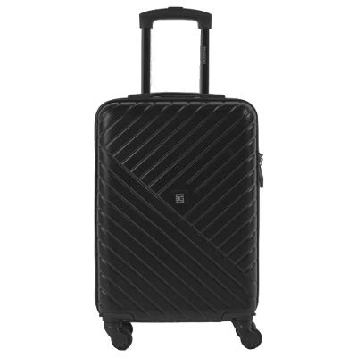 Mala de Bordo ABS 4 Rodas Detroit Preta