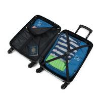 Mala de Bordo Abs 4 Rodas Detroit Prata/Preto - 8