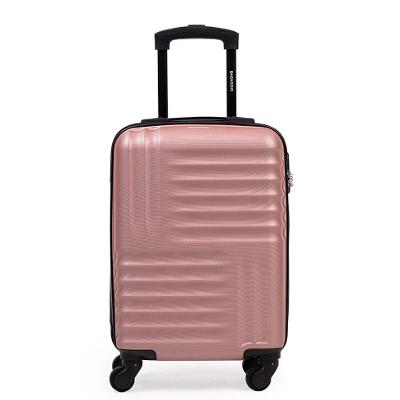 Mala de Bordo Abs 4 Rodas 18,5" Quebec  Rose