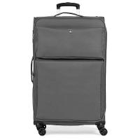 Mala Grande Poliéster 4 Rodas Suissewin Verbier Cinza - 1