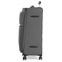 Mala Grande Poliéster 4 Rodas Suissewin Verbier Cinza - 3