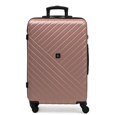 Mala Média ABS 4 Rodas Detroit Rosé