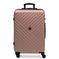 Mala Média ABS 4 Rodas Detroit Rosé - 1