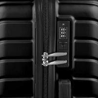 Mala Média ABS 4 Rodas Detroit Preta II - 8