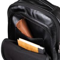 Mochila Masculina Executiva de Couro Joá Preto - 6