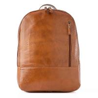 Mochila Masculina Executiva Couro Notebook Arpoador Caramelo - 1