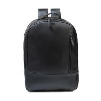 Mochila Masculina de Couro para Notebook Arpoador Preta - 1
