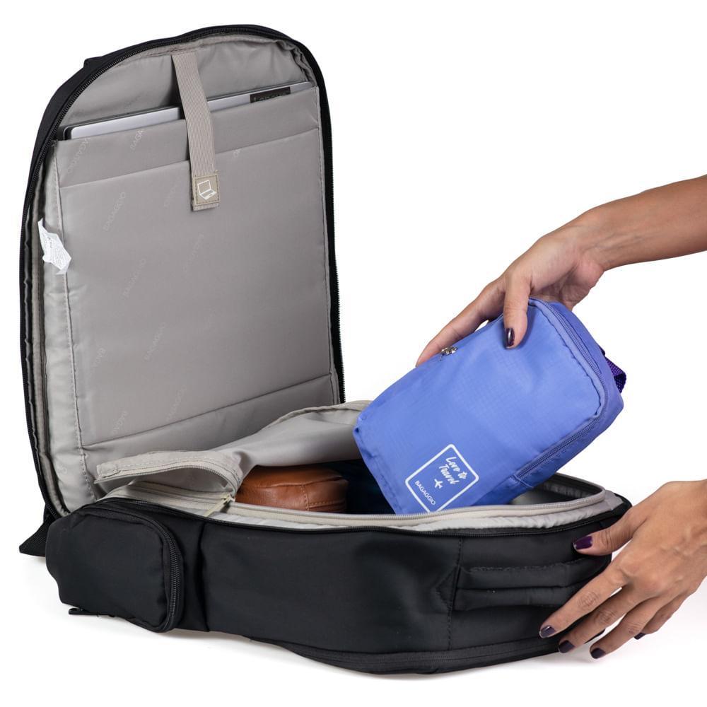 Mochila Executiva Para Notebook Royale Preta - 9