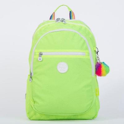 Mochila Feminina Colmeia Neon Amarela