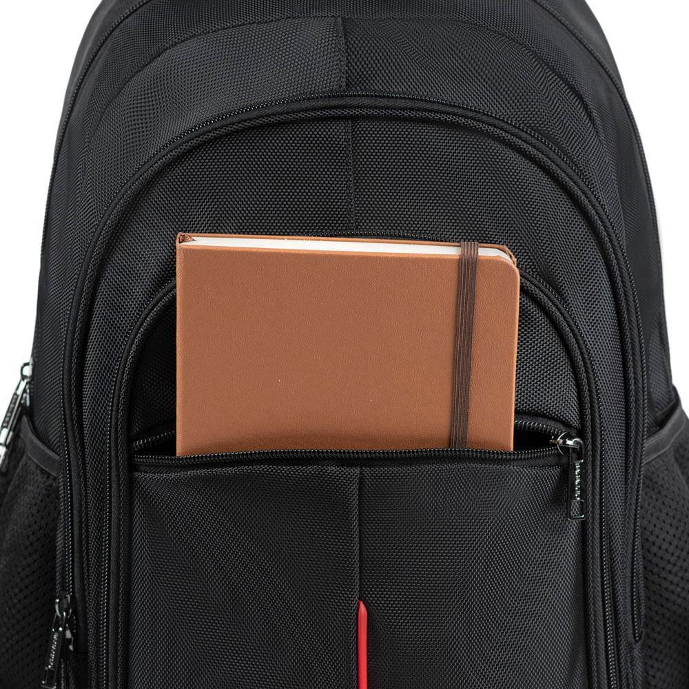 Mochila Masculina para Notebook Fusion Preta - 8