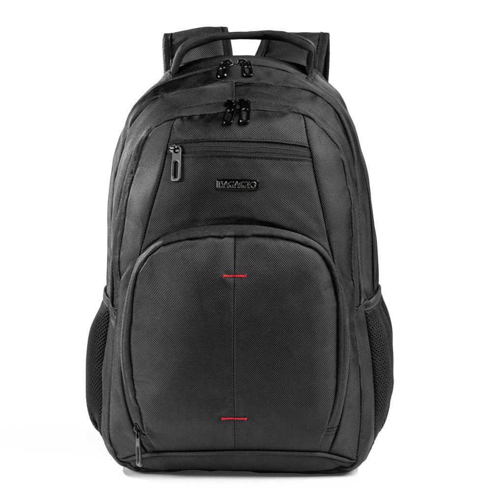 Mochila Masculina Grande Executiva Notebook Street Preta - 1