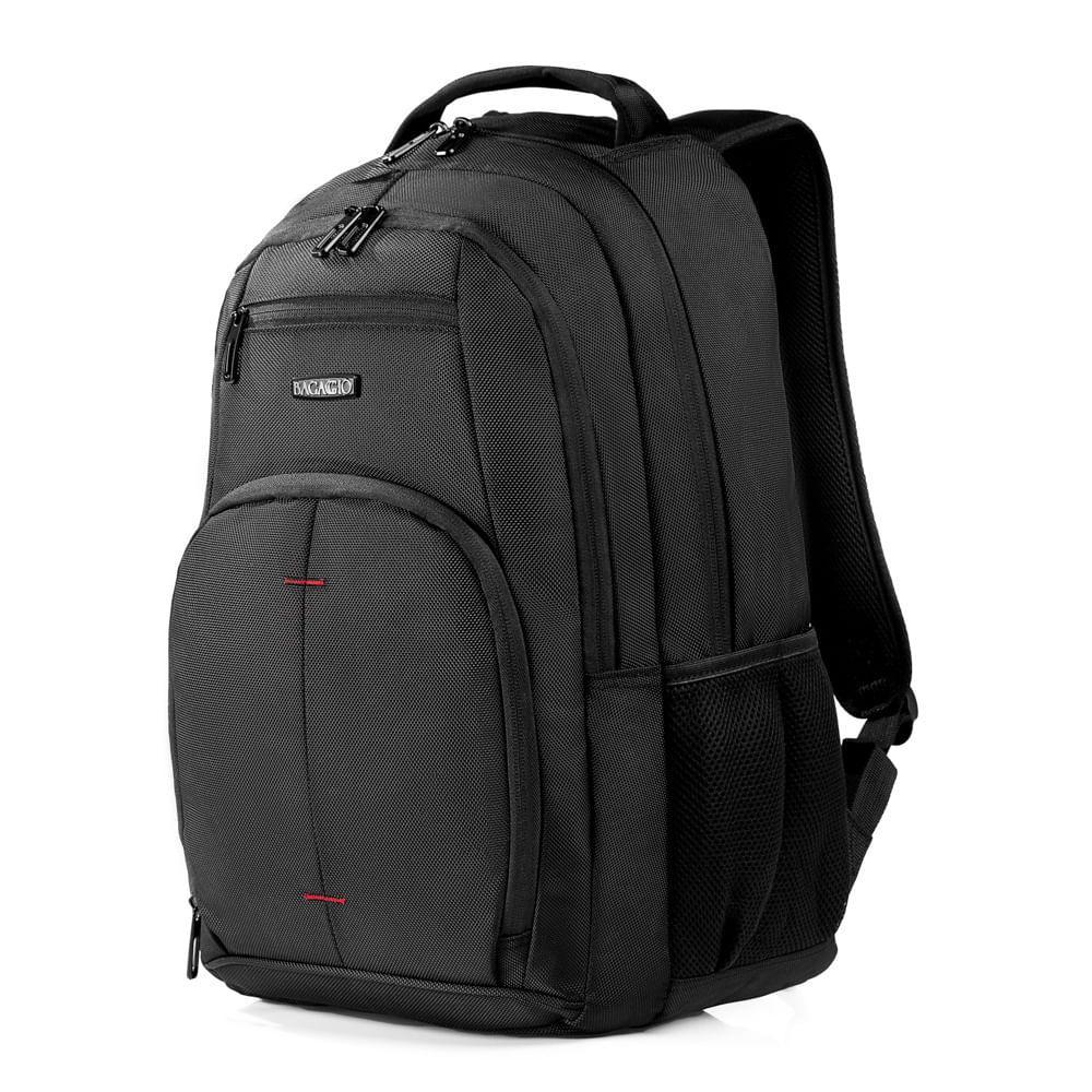 Mochila Masculina Grande Executiva Notebook Street Preta - 2