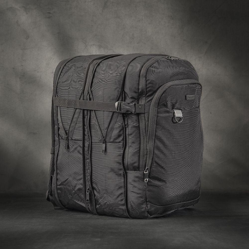 Mochila Masculina Grande para viagem Expansivel Voyage Preta - 3