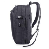 Mochila Masculina Grande para viagem Expansivel Voyage Preta - 2