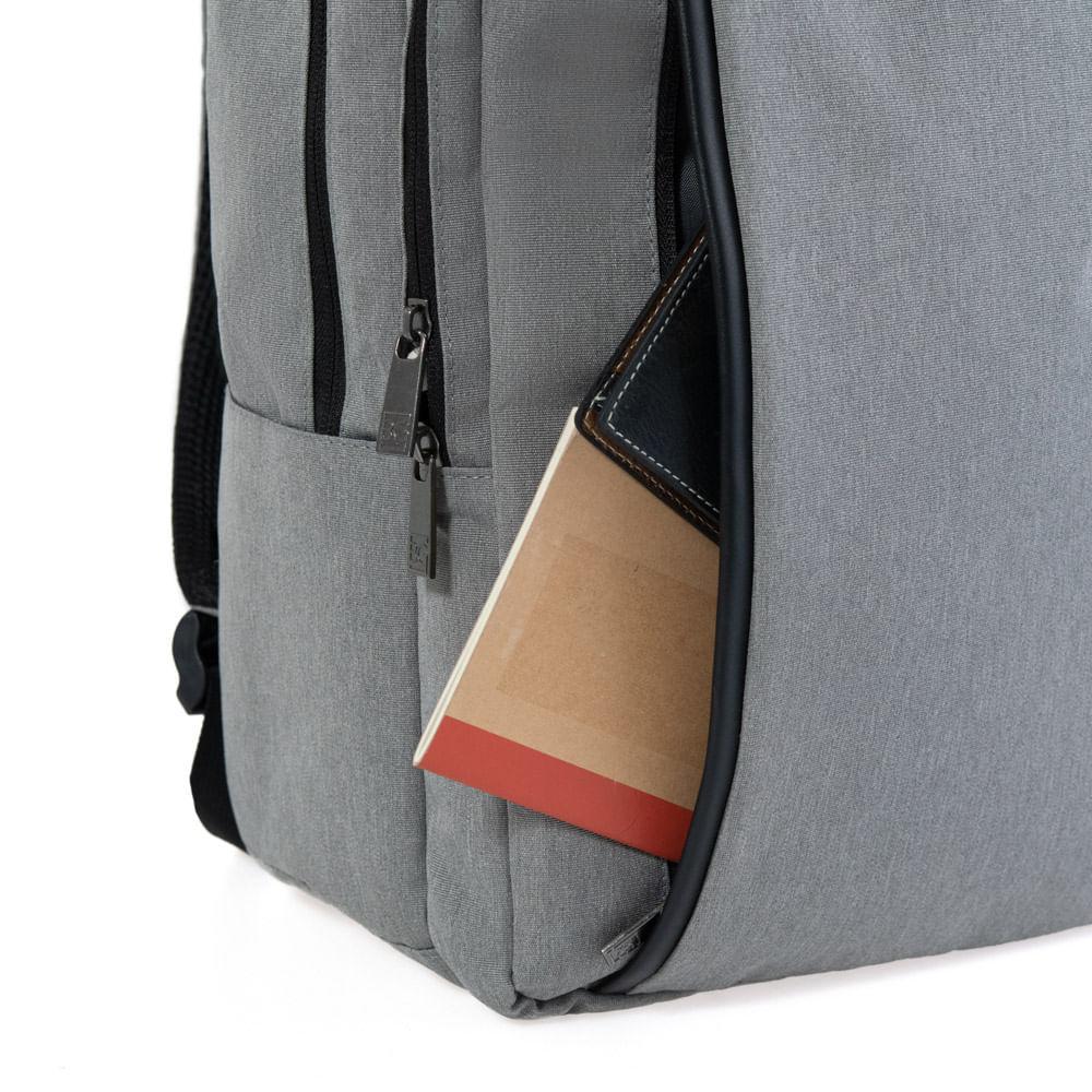 Mochila Masculina Executiva Smart Urban para Notebook Cinza - 8