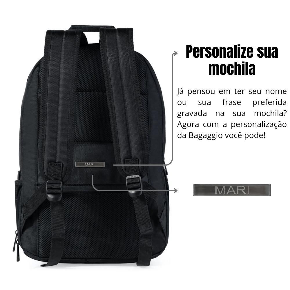 Mochila Masculina Executiva para Notebook Urban Preta - 5