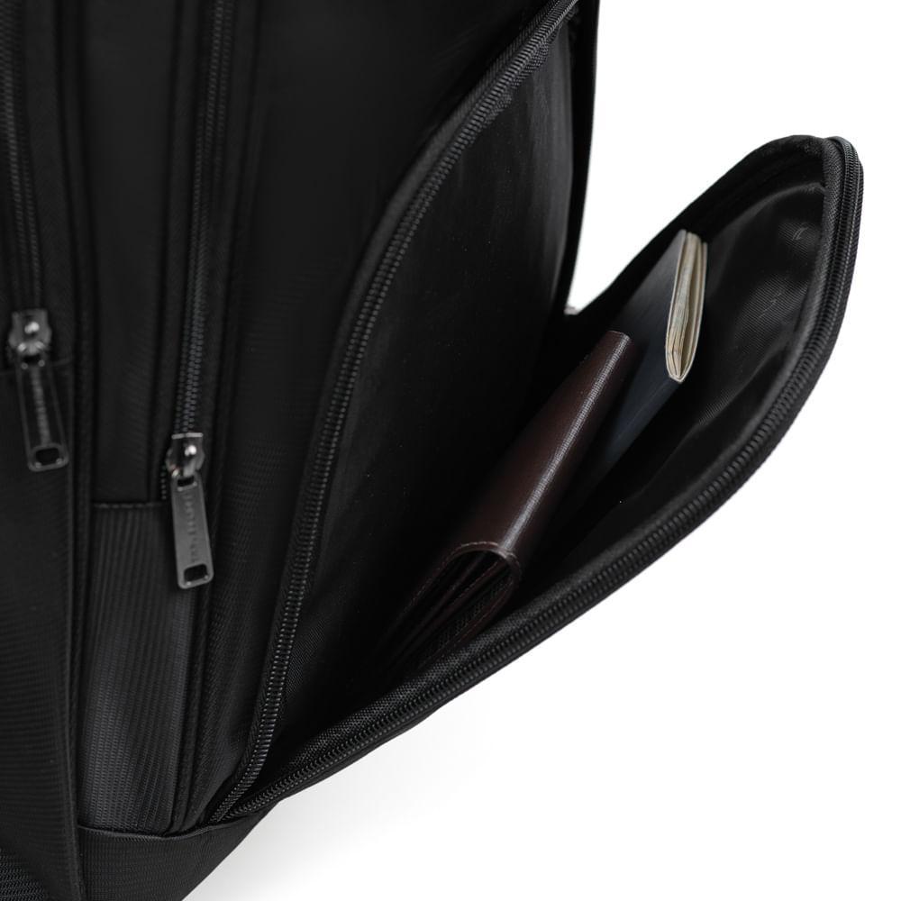 Mochila Masculina Executiva para Notebook Tech Preta - 7