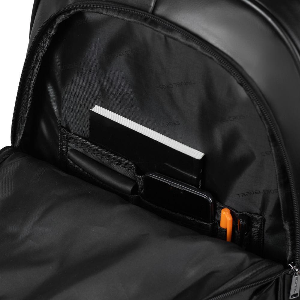 Mochila Masculina Executiva para Notebook Cooper Preta - 7