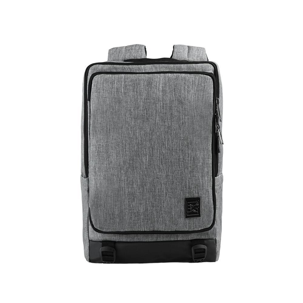 Mochila Masculina Executiva Para Notebook City Block Cinza - 1