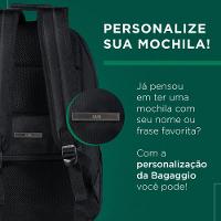 Mochila Masculina Executiva para Notebook Antifurto Cinza - 6