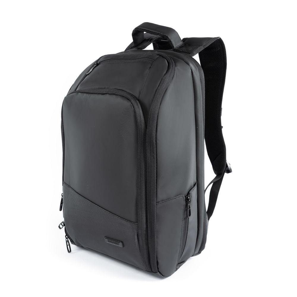 Mochila Masculina Executiva Notebook Advanced Grande Preta - 3