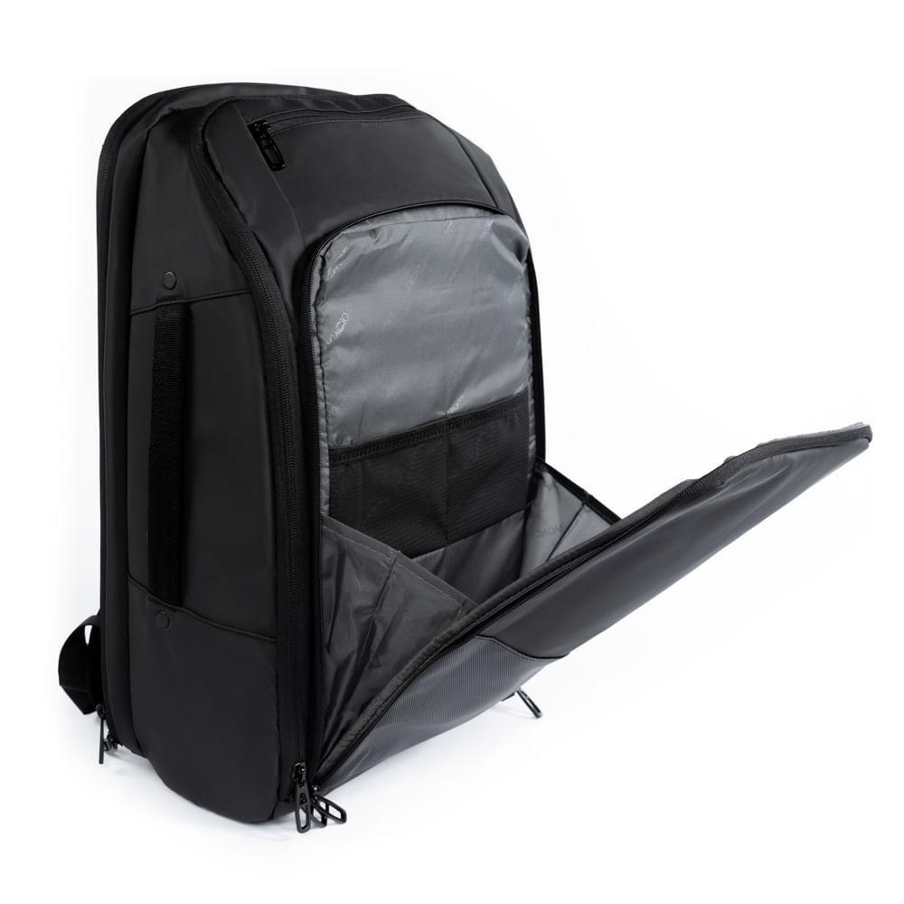 Mochila Masculina Executiva Notebook Advanced Grande Preta - 5