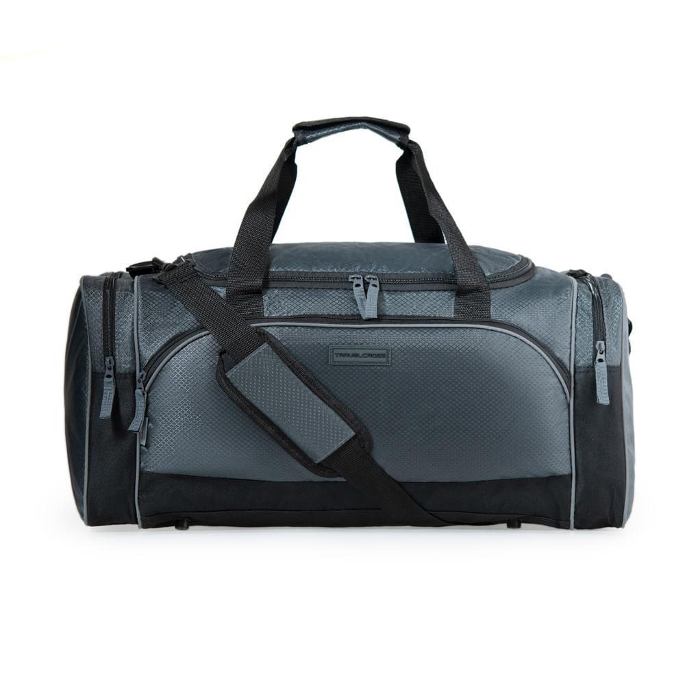 Bolsa de Viagem Grande Vegas Cinza Chumbo - 1