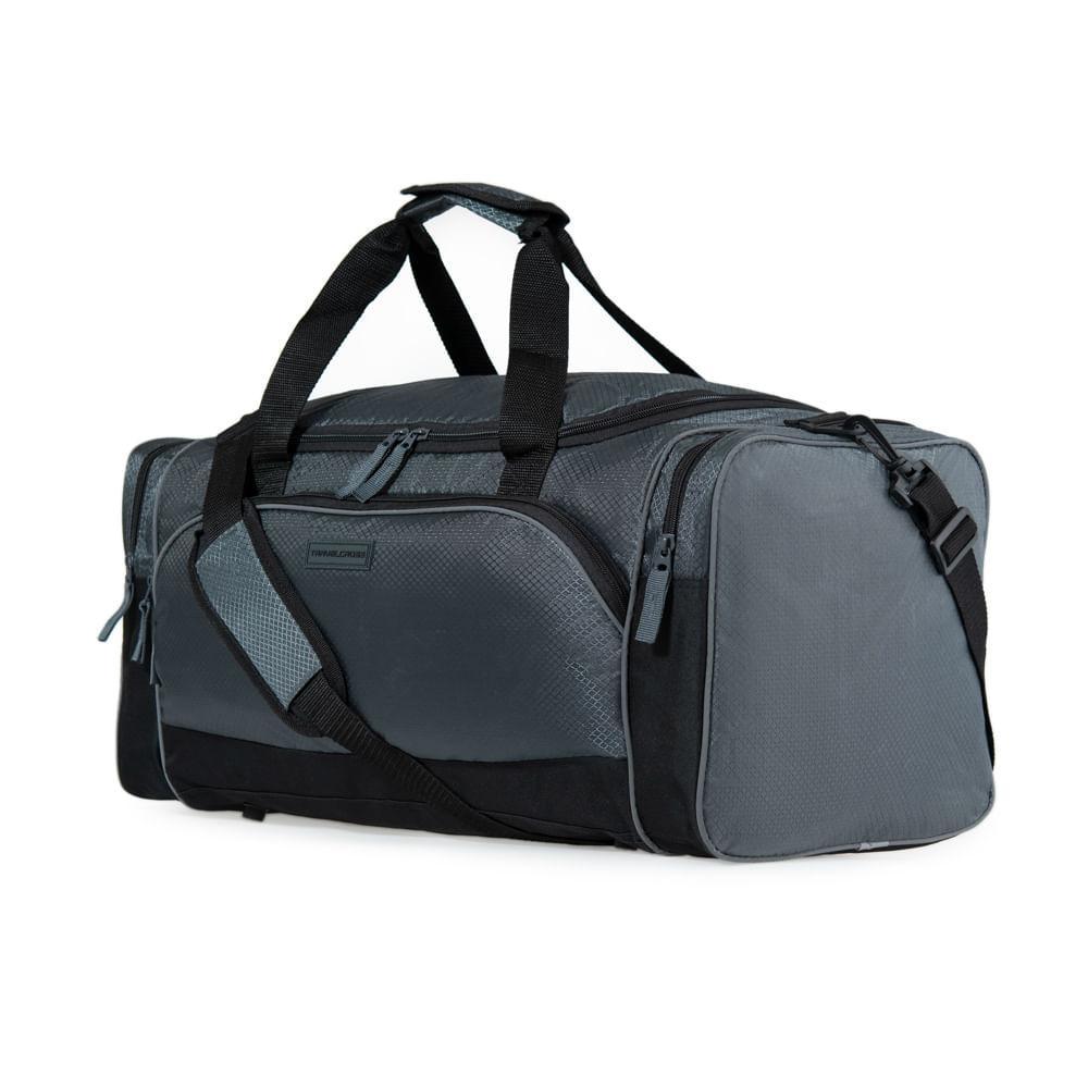 Bolsa de Viagem Grande Vegas Cinza Chumbo - 2