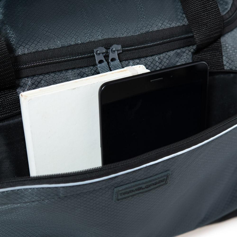 Bolsa de Viagem Grande Vegas Cinza Chumbo - 7