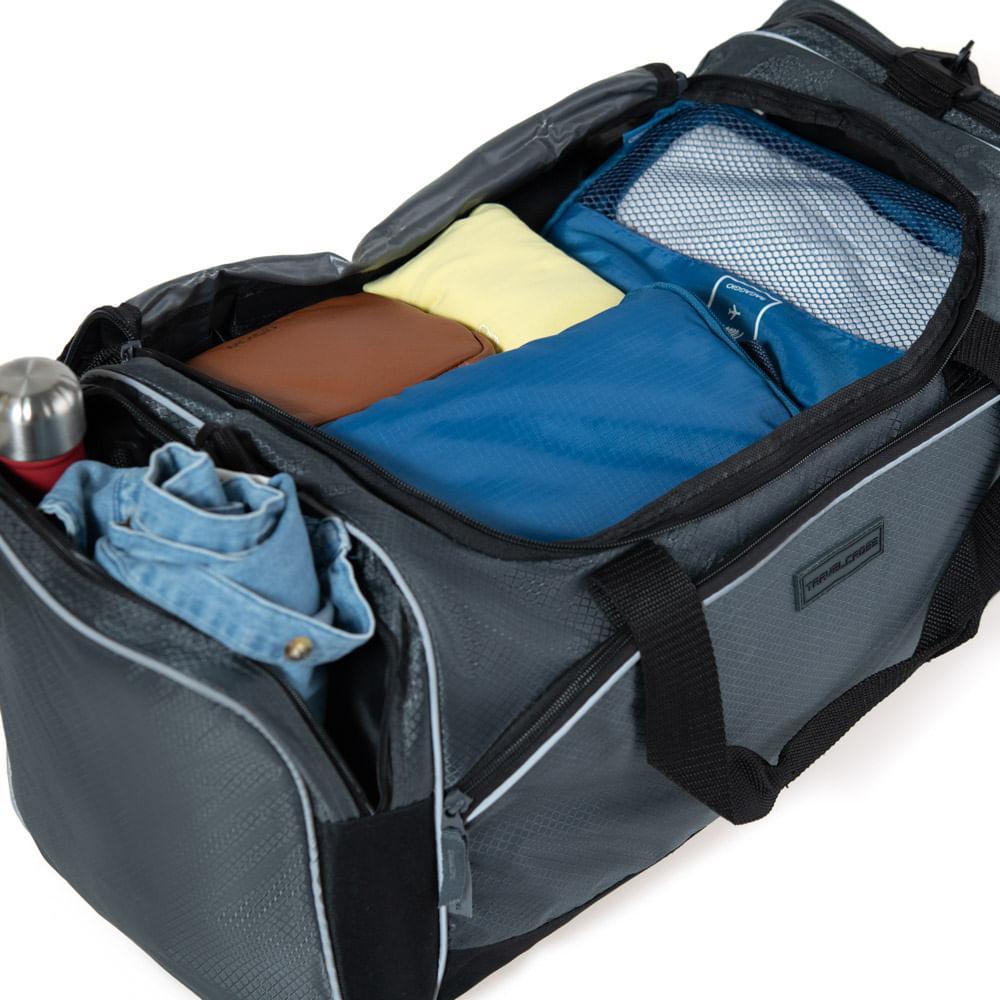 Bolsa de Viagem Grande Vegas Cinza Chumbo - 8