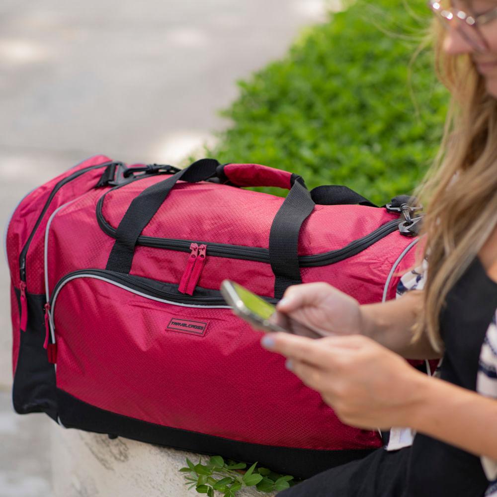 Bolsa de Viagem Grande Vegas Cinza Chumbo - 9