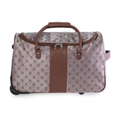 Bolsa de Viagem Feminina Com Rodas Marsala II Marrom