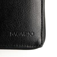 Carteira Masculina de Couro com Zíper Newton Preta - 2