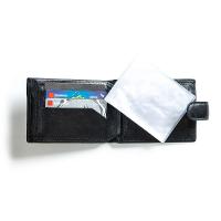 Carteira Masculina de Couro com Fecho em Botão Grécia Preta - 10