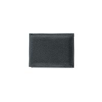 Carteira Masculina de Couro com Aba Orange Preta - 2