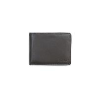Carteira Masculina de Couro com Aba Newton Café - 1
