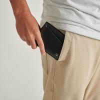 Carteira Masculina de Couro Porta Cartão Suissewin Preto - 9