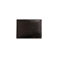 Carteira Masculina de Couro Lezard Preto - 1